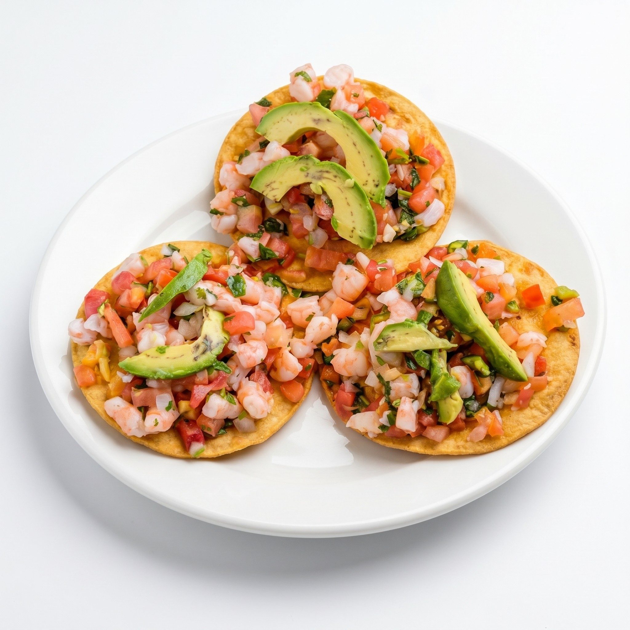 Shrimp Tostadas.