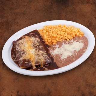 Corn Mole Enchiladas