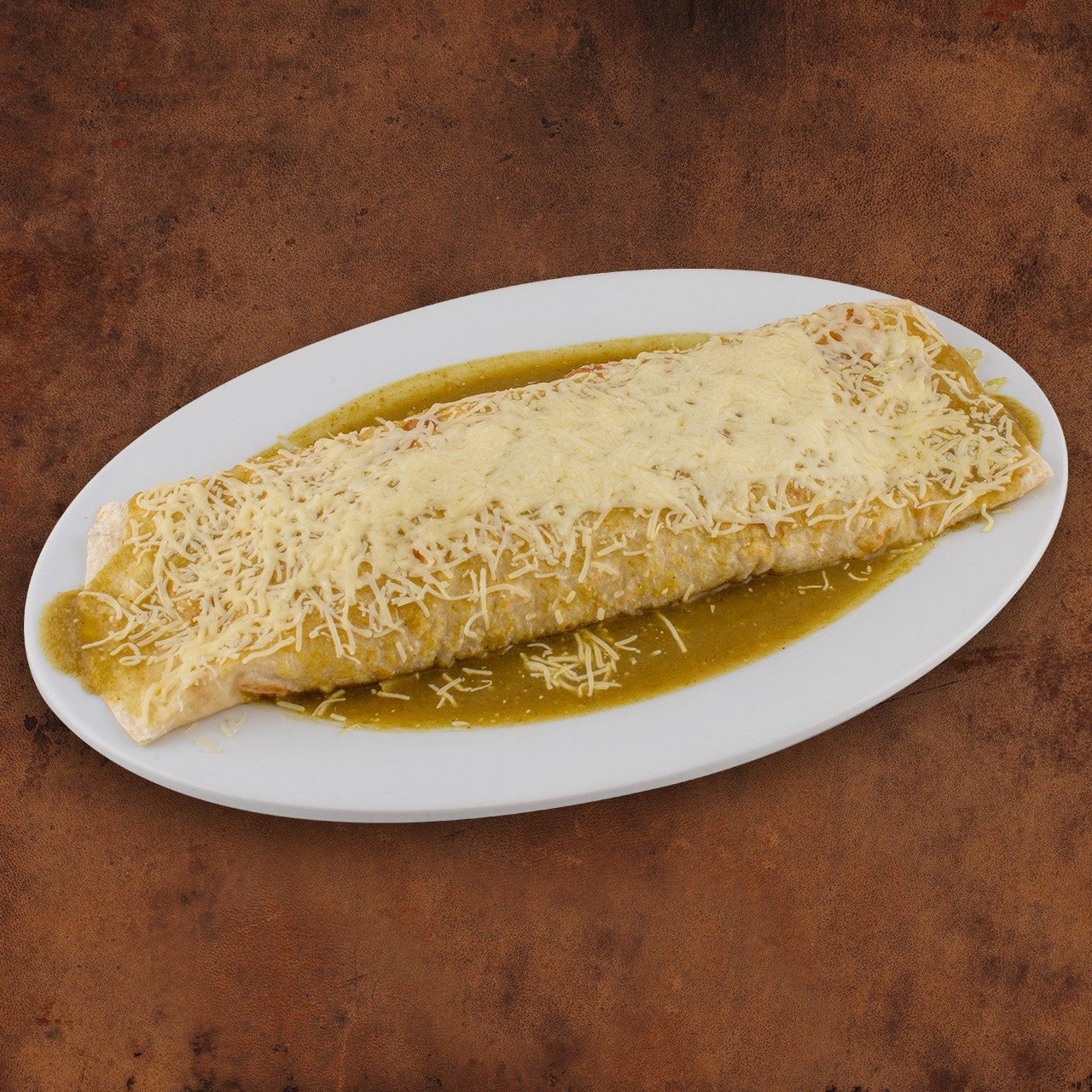 Huge Burrito Mojado.