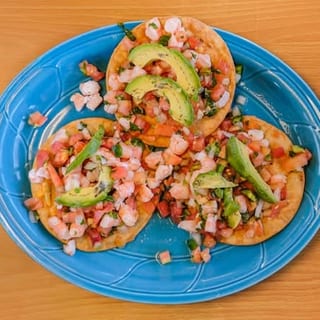 Shrimp Tostada